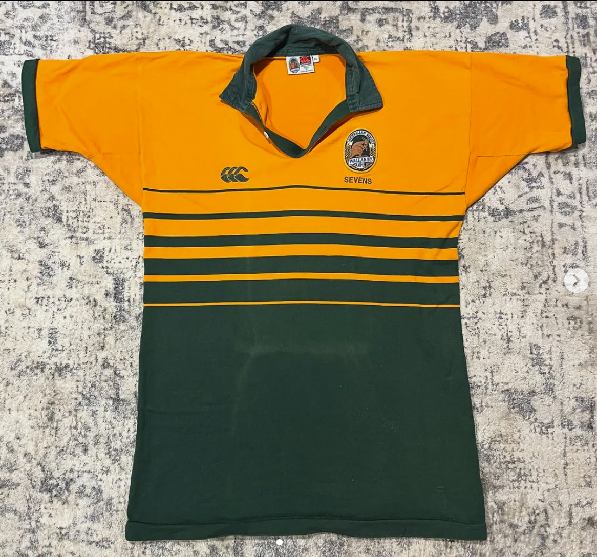 Vintage Wallabies Rugby 7s jersey SOLD